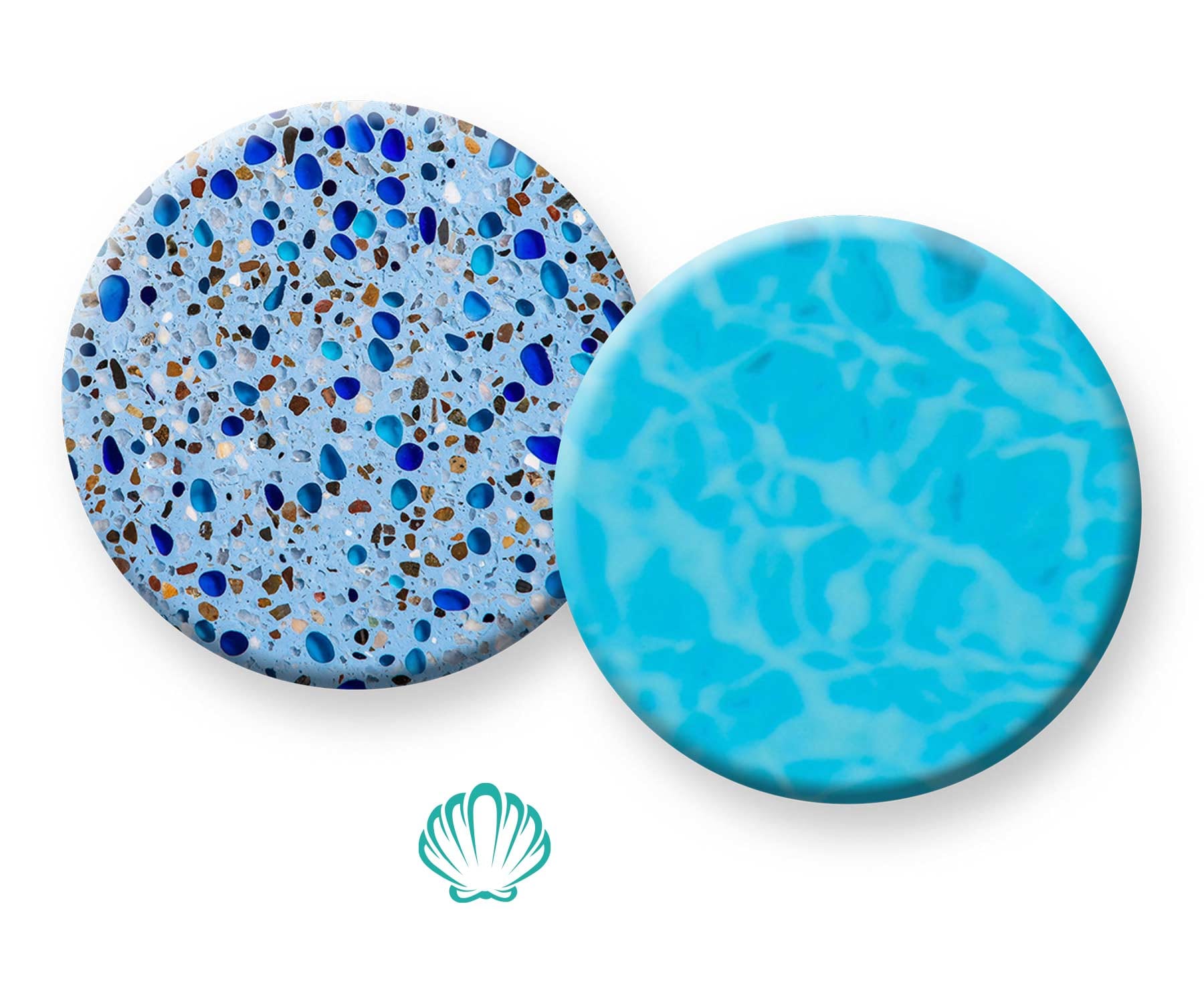 Pebble Breeze Fresh Water pool finish sample