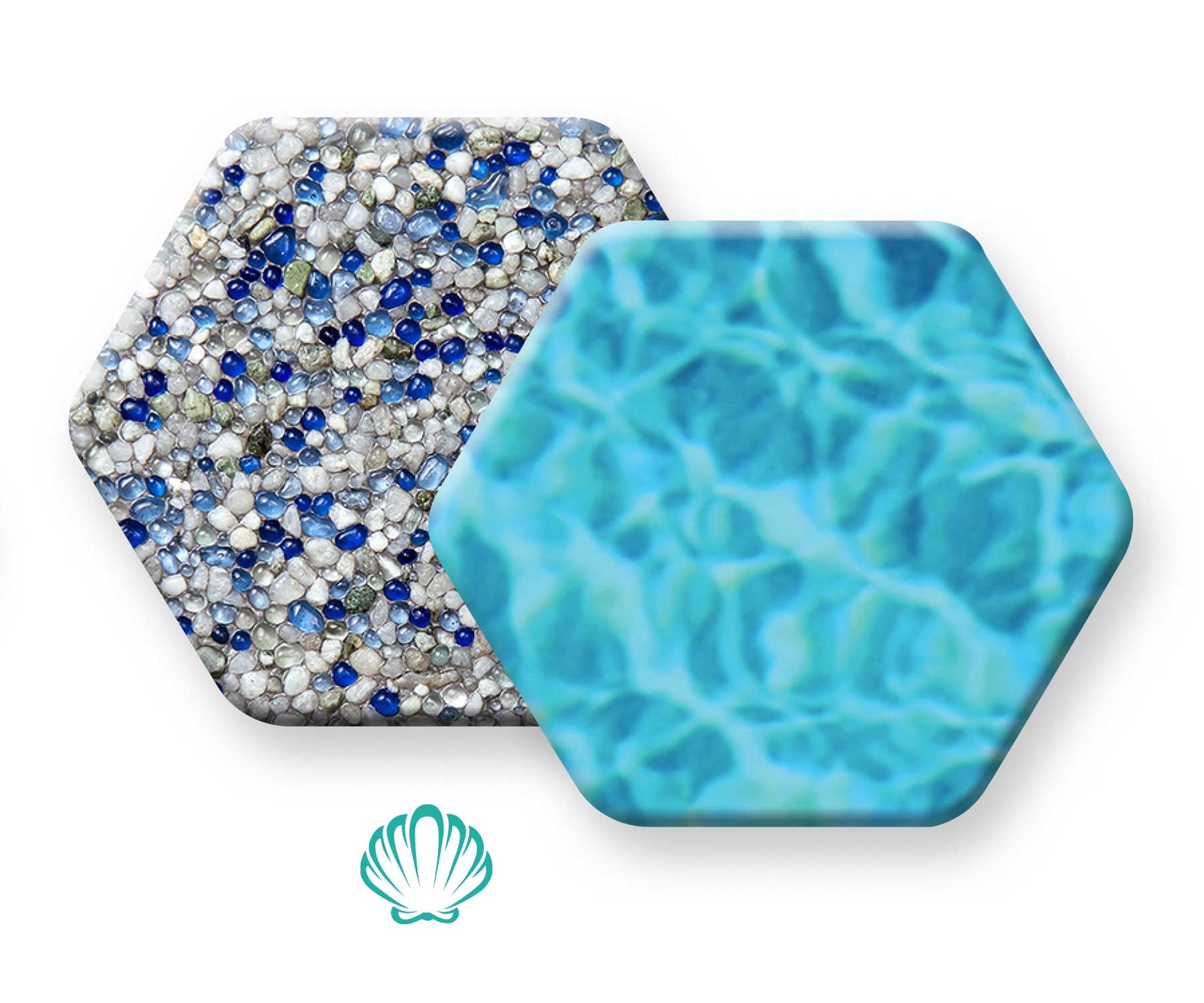 Pebble Brilliance Crystal Harbor pool finish sample