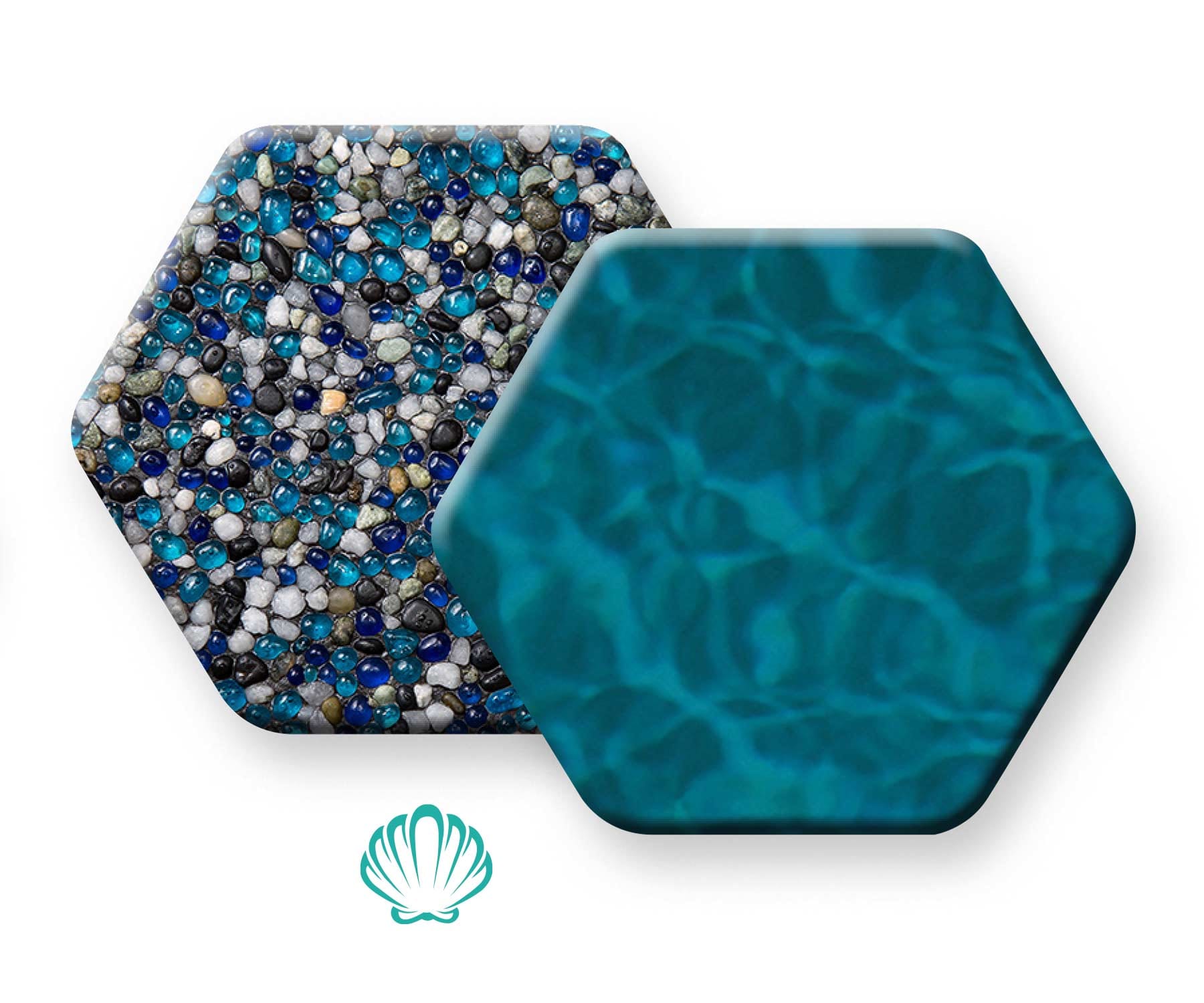 Pebble Brilliance Majestic Sound pool finish sample