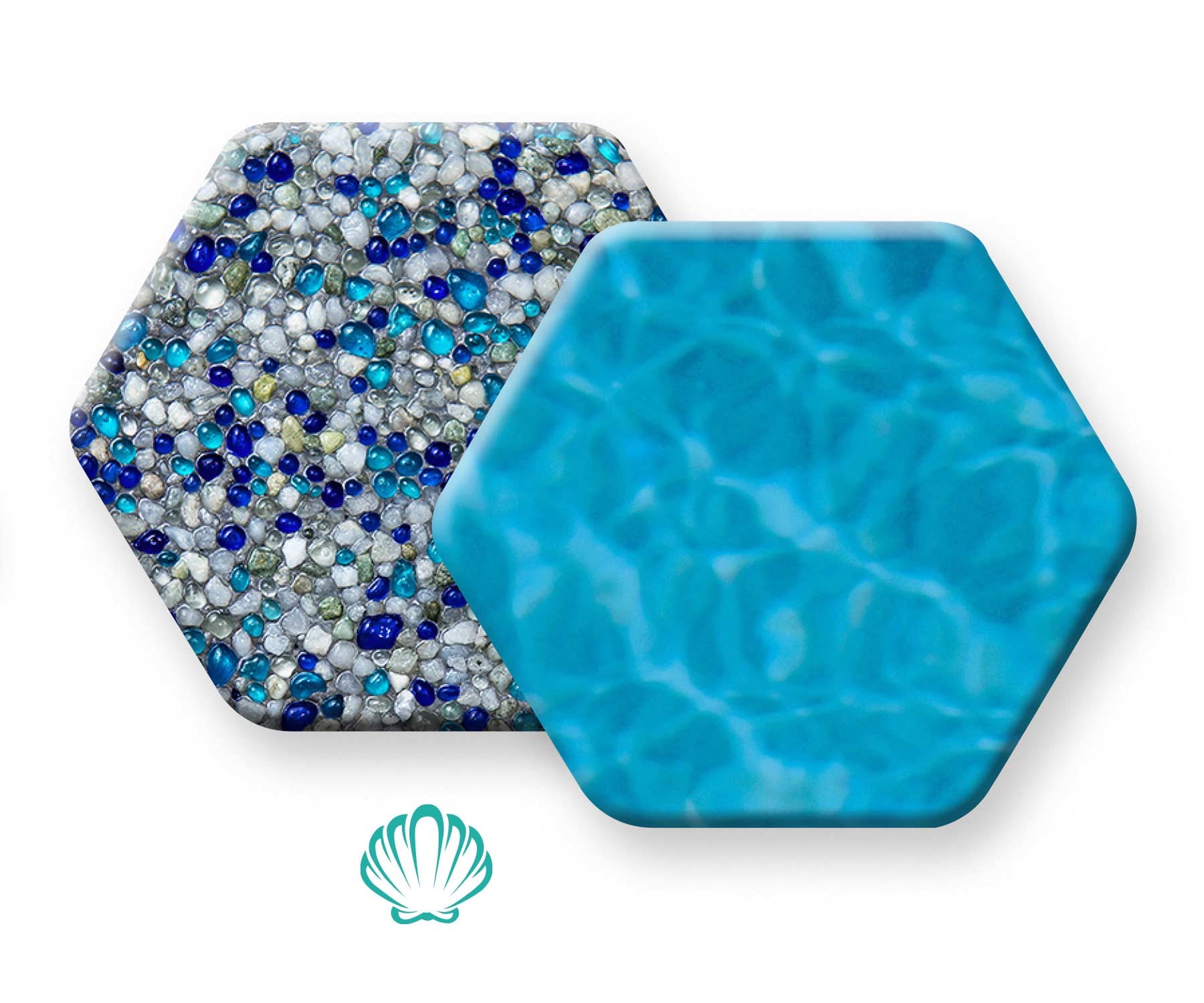 Pebble Brilliance Sparkling Water pool finish sample