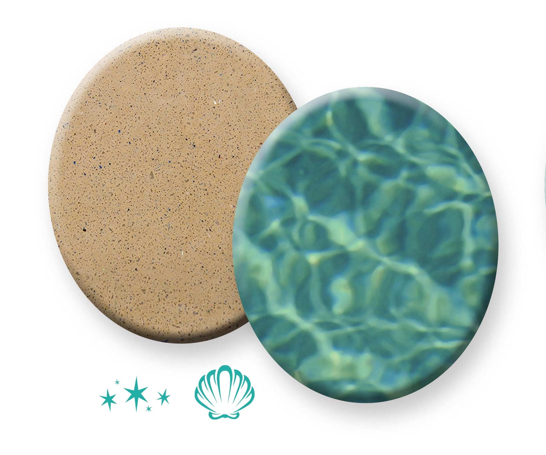 Pebble Fina Egyptian Sands pool finish sample