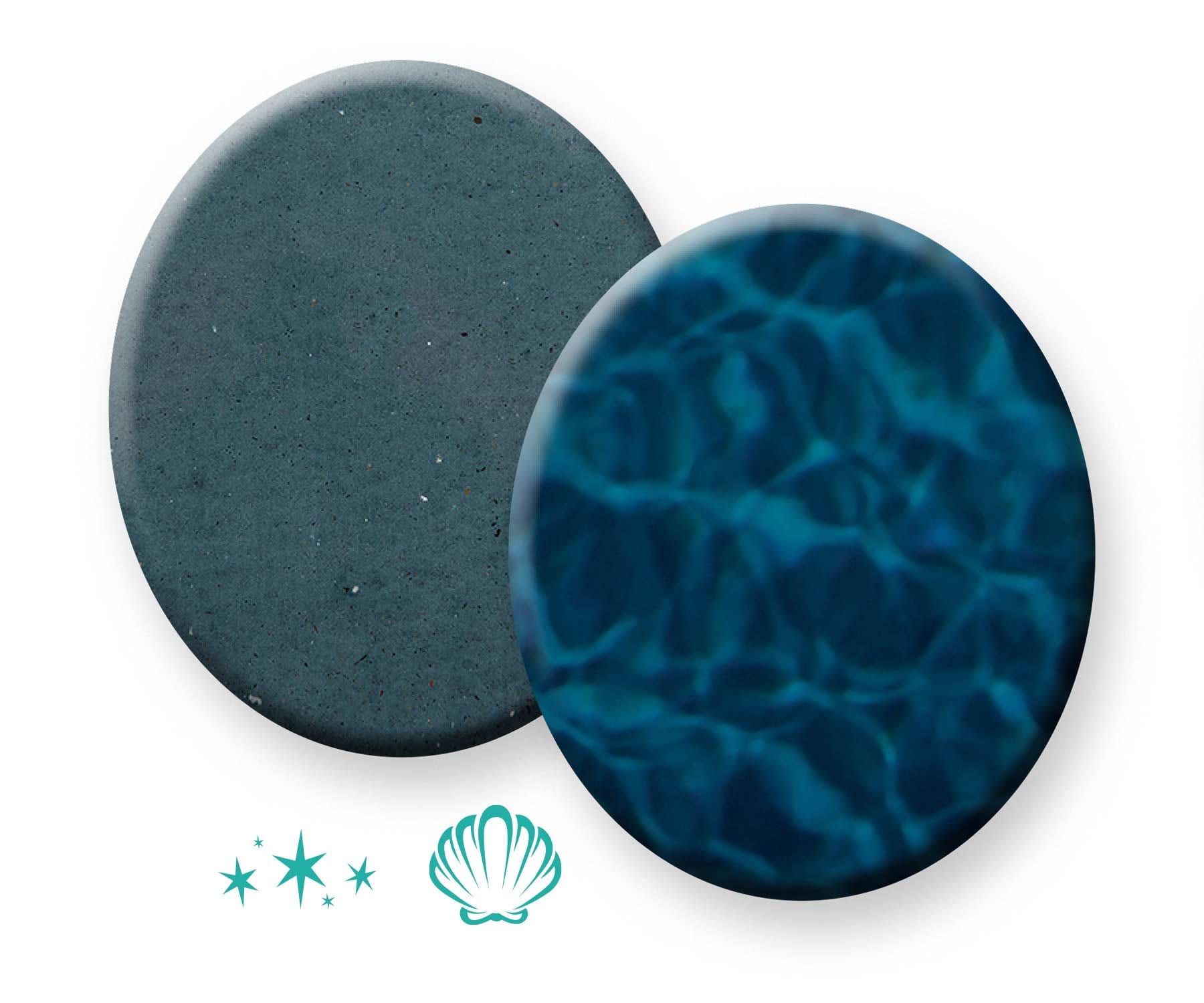 Pebble Fina Sapphire Galaxy pool finish sample