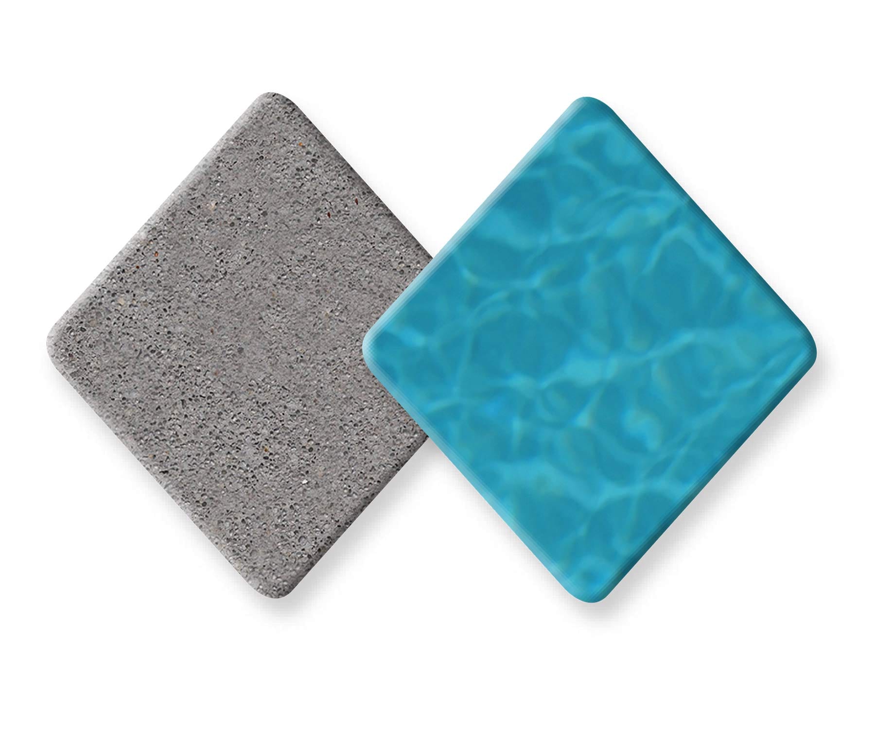 Pebble Quartz Coastal Grey pool finish sample