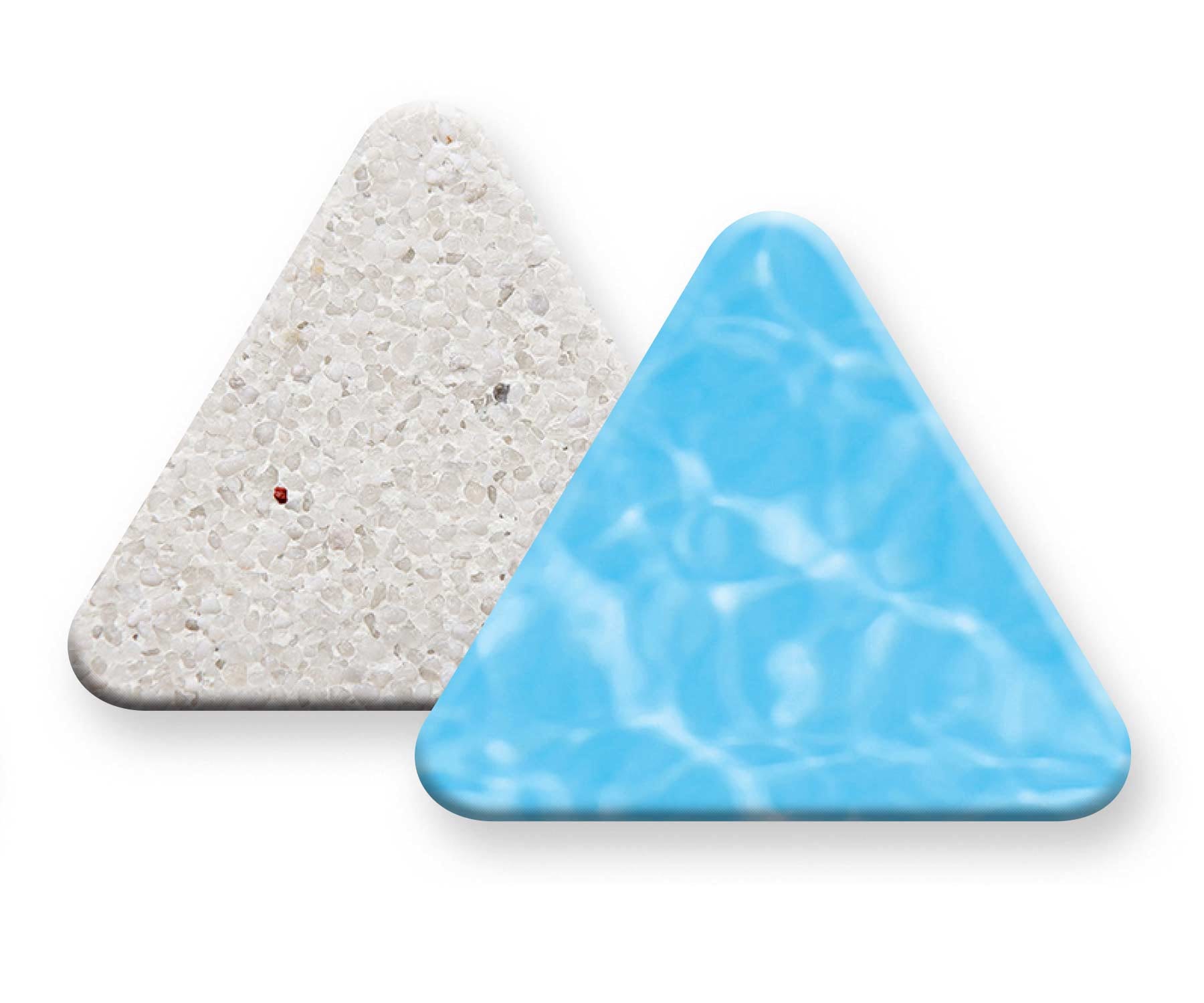 Pebble Sheen Arctic White pool finish sample