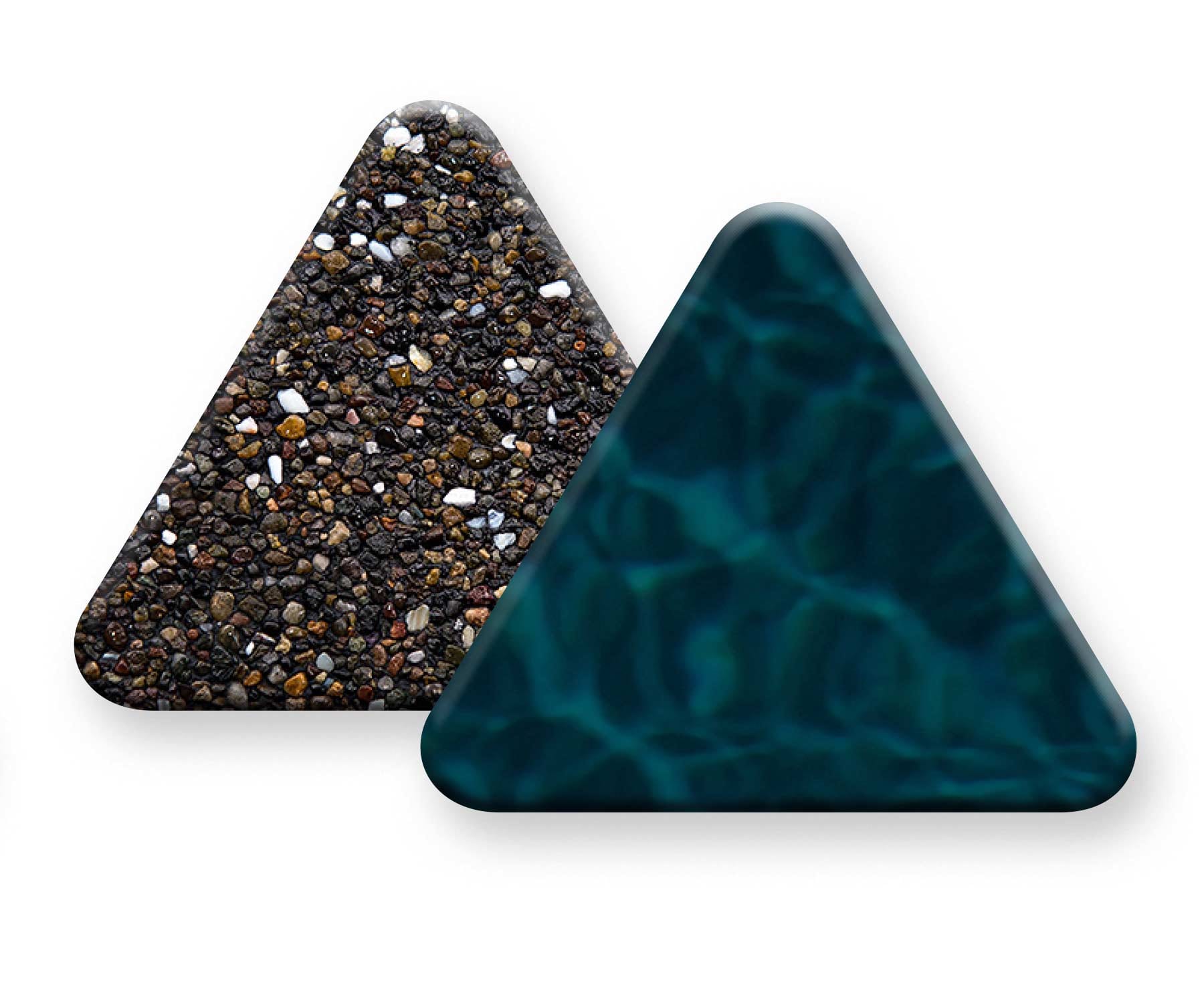 Pebble Sheen Black Onyx pool finish sample
