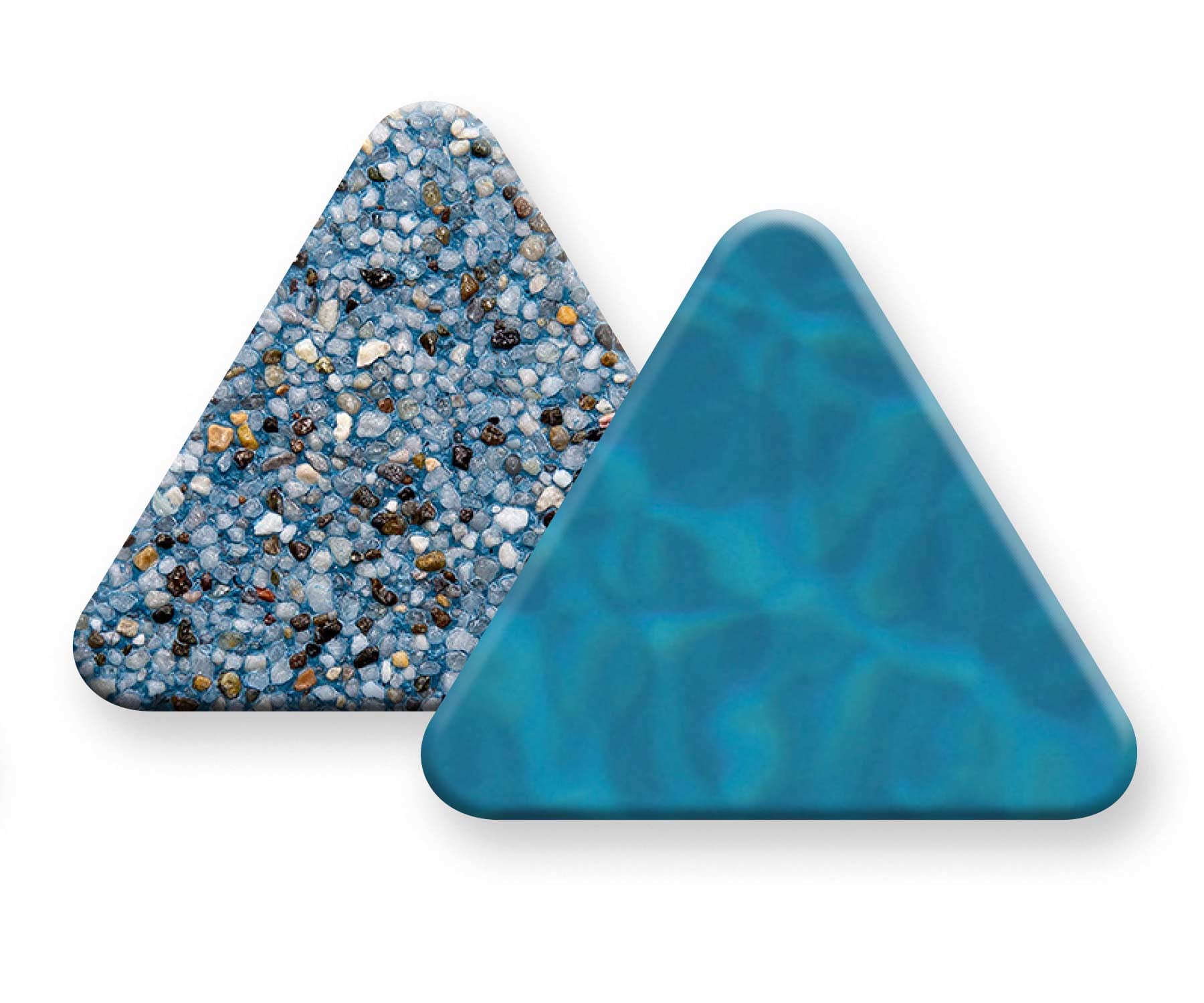 Pebble Sheen Blue Surf pool finish sample
