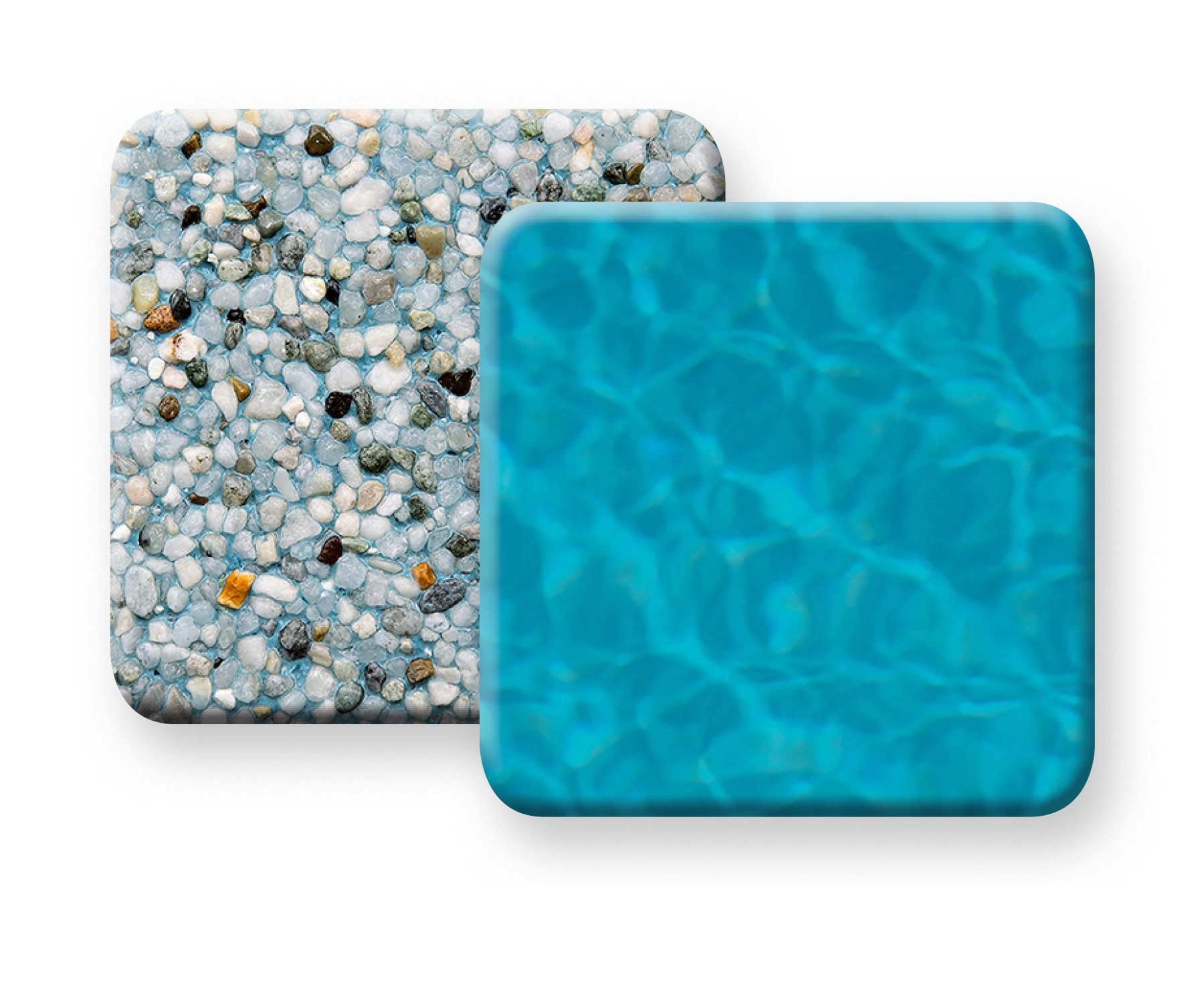 Pebble Tec Blue Lagoon pool finish sample