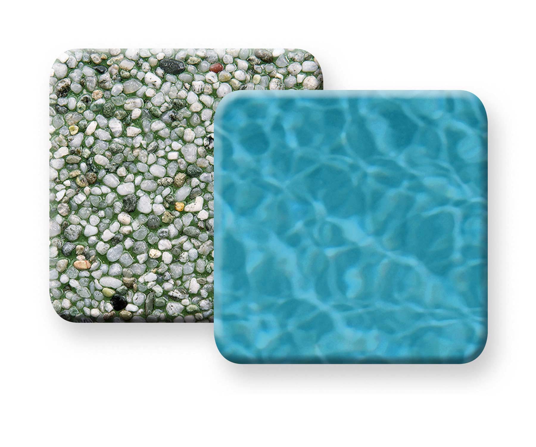 Pebble Tec Jade pool finish sample