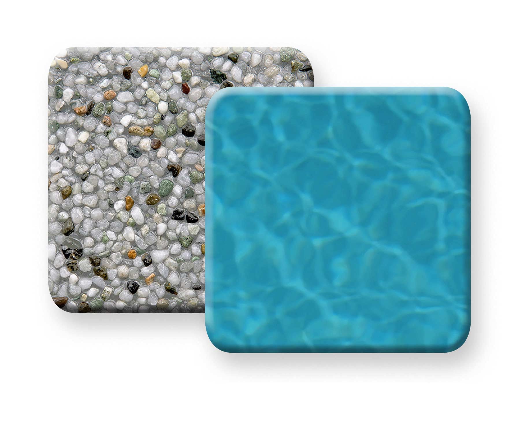Pebble Tec Moonlight Grey pool finish sample