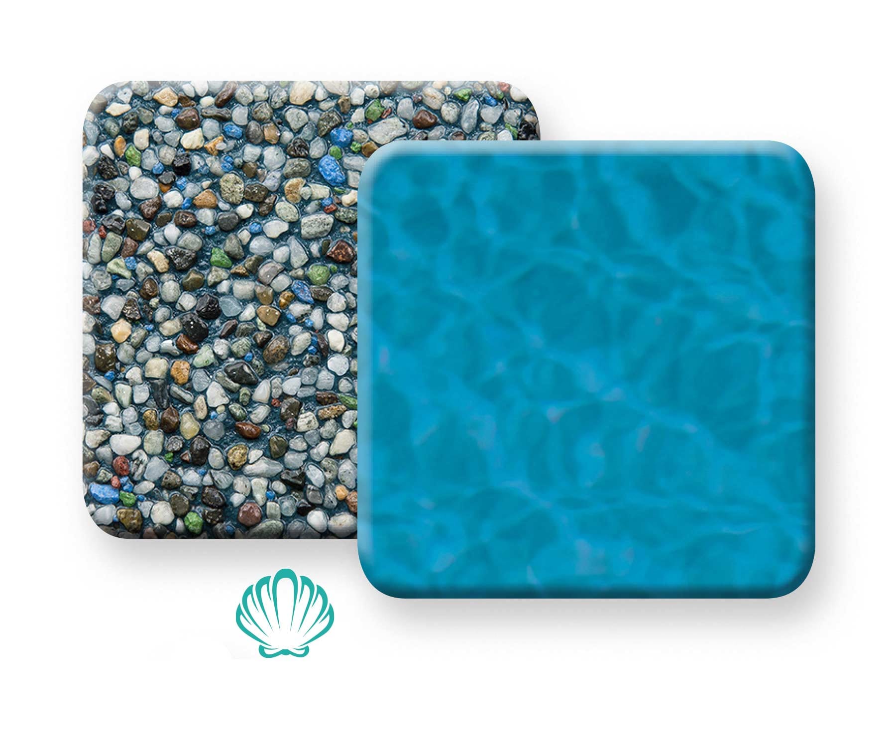 Pebble Tec Tropical Breeze pool finish sample